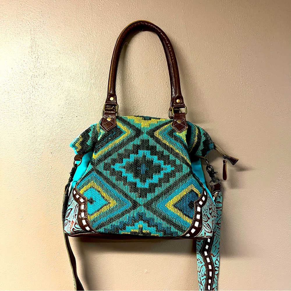 Myra Turquoise Shoulder and Crossbody Bag NWOT